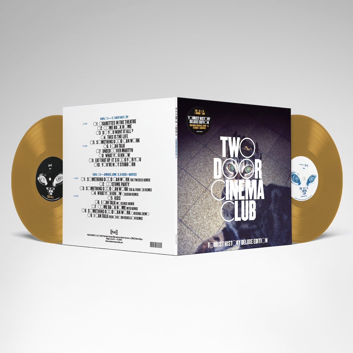 Two Door Cinema Club - Tourist History (15th Anniversary) (Gold Vinyl 2LP) PRE-ORDER