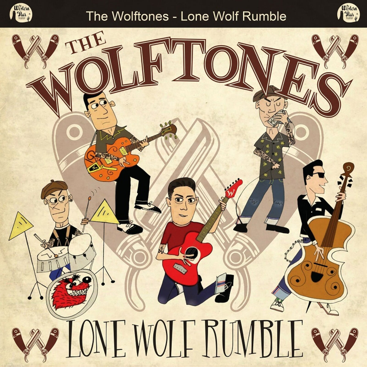 The Wolftones - Lone Wolf Rumble YELLOW 10-INCH (Vinyl LP) PRE-ORDER