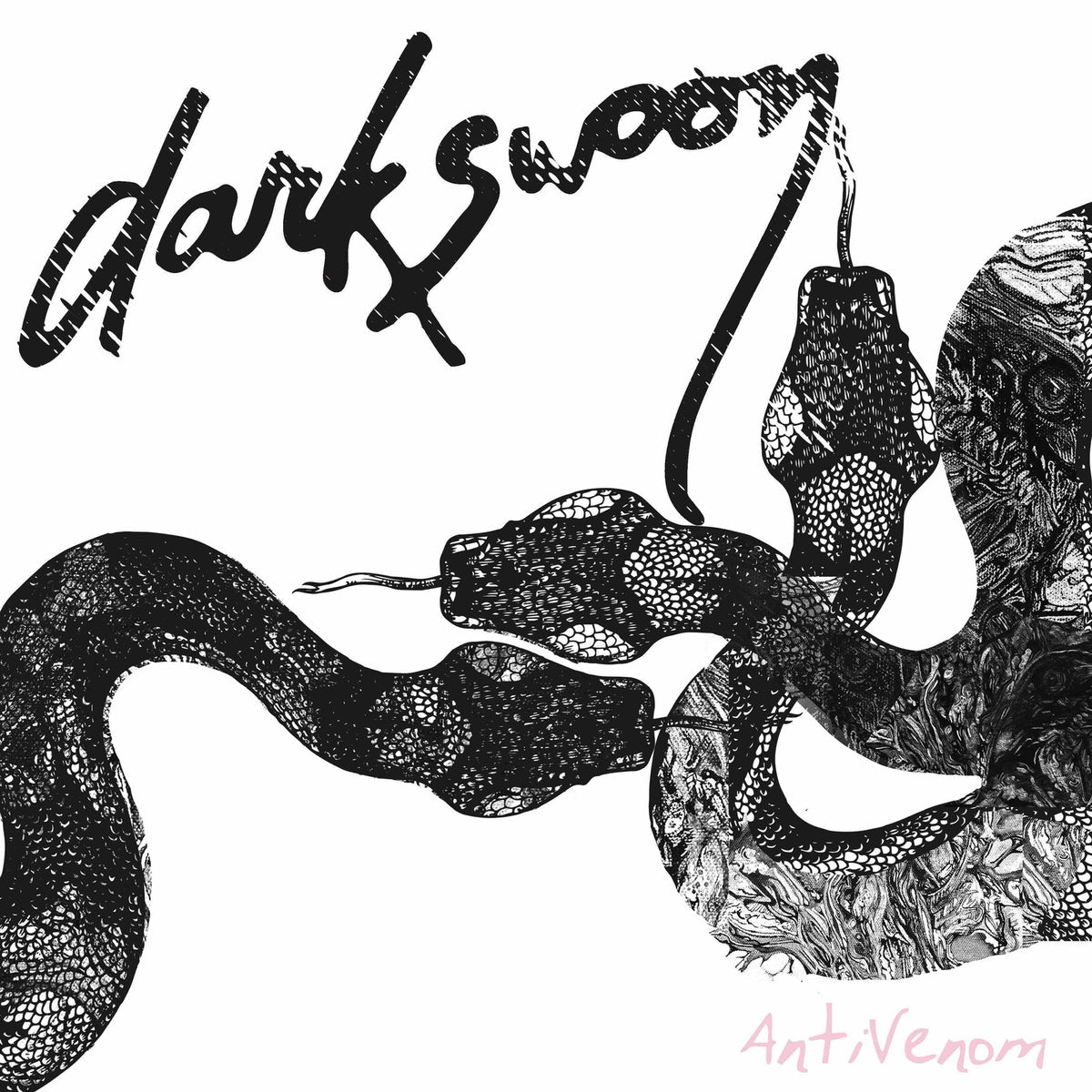 Darkswoon - Antivenom CLEAR W/PINK & WHITE (Vinyl LP) PRE-ORDER