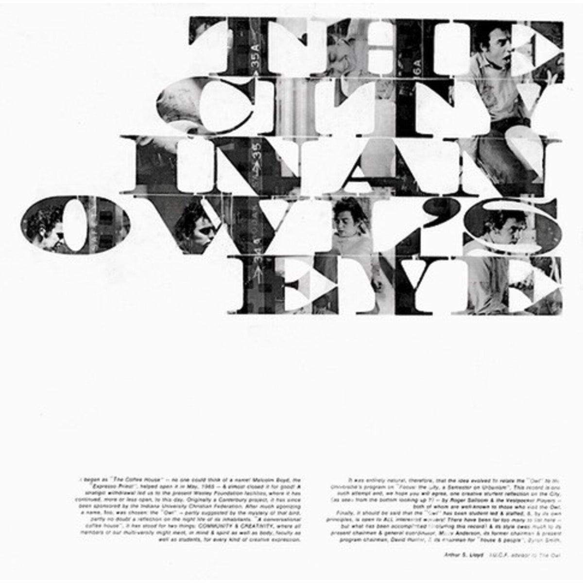 Roger Salloom And The Vest Pocket Players - The City In An Owl'S Eye (Vinyl LP) PRE-ORDER