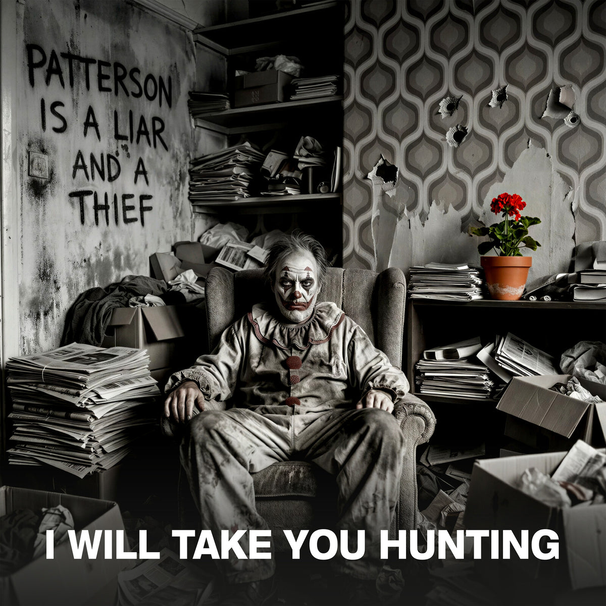 I Will Take You Hunting - Patterson Is A Liar And A Thief GERANIUM RED (Vinyl LP) PRE-ORDER