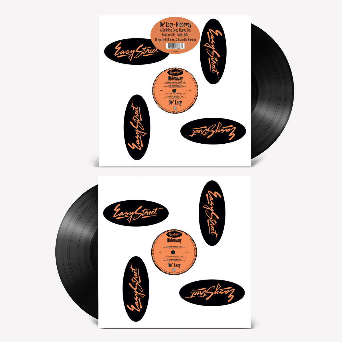 De'Lacy - Hideaway BLACK VINYL IN AN EASY STREET RECORDS LOGO JACKET (Vinyl LP) PRE-ORDER