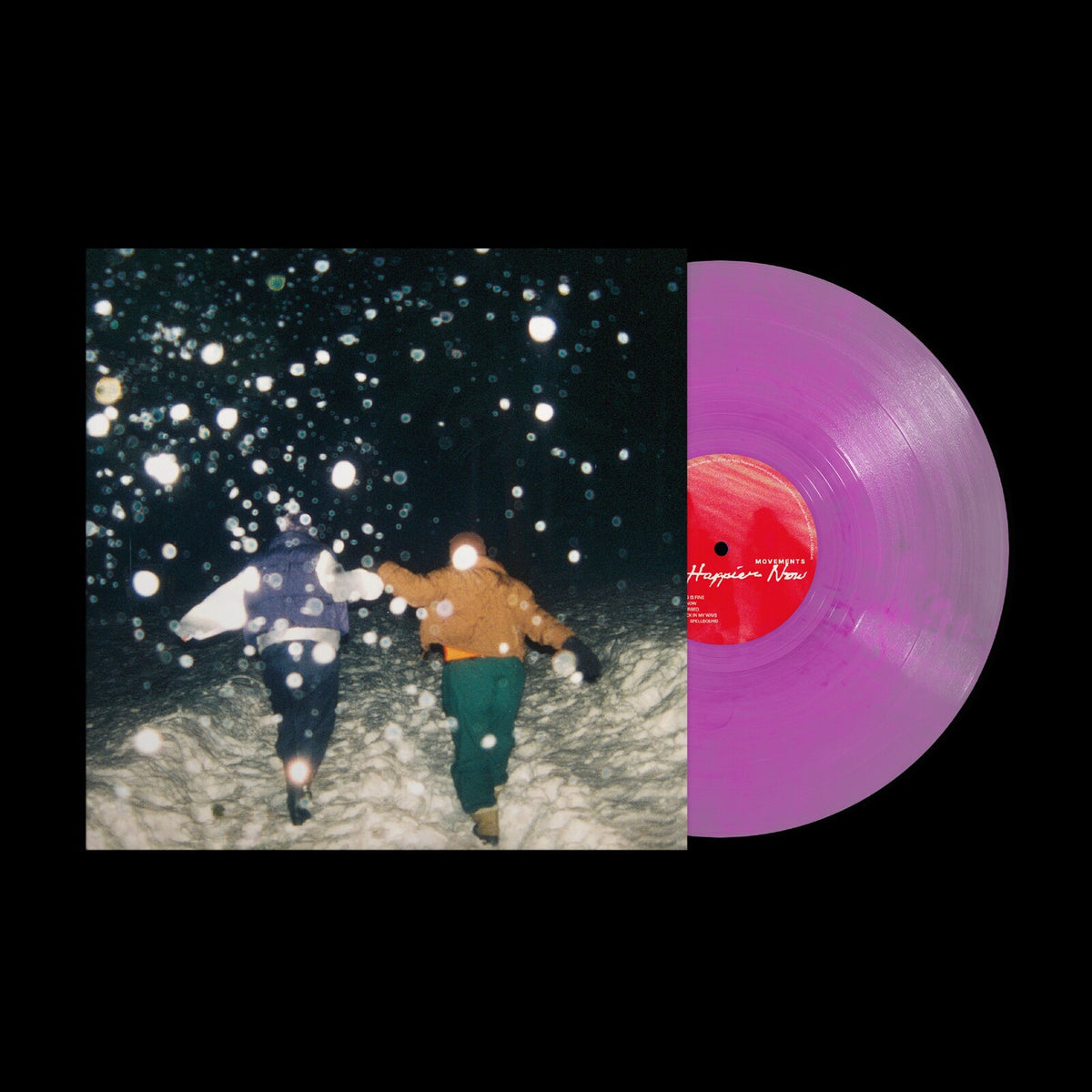 Movements - Happier Now TRANSPARENT VIOLET VINYL (Vinyl LP) PRE-ORDER