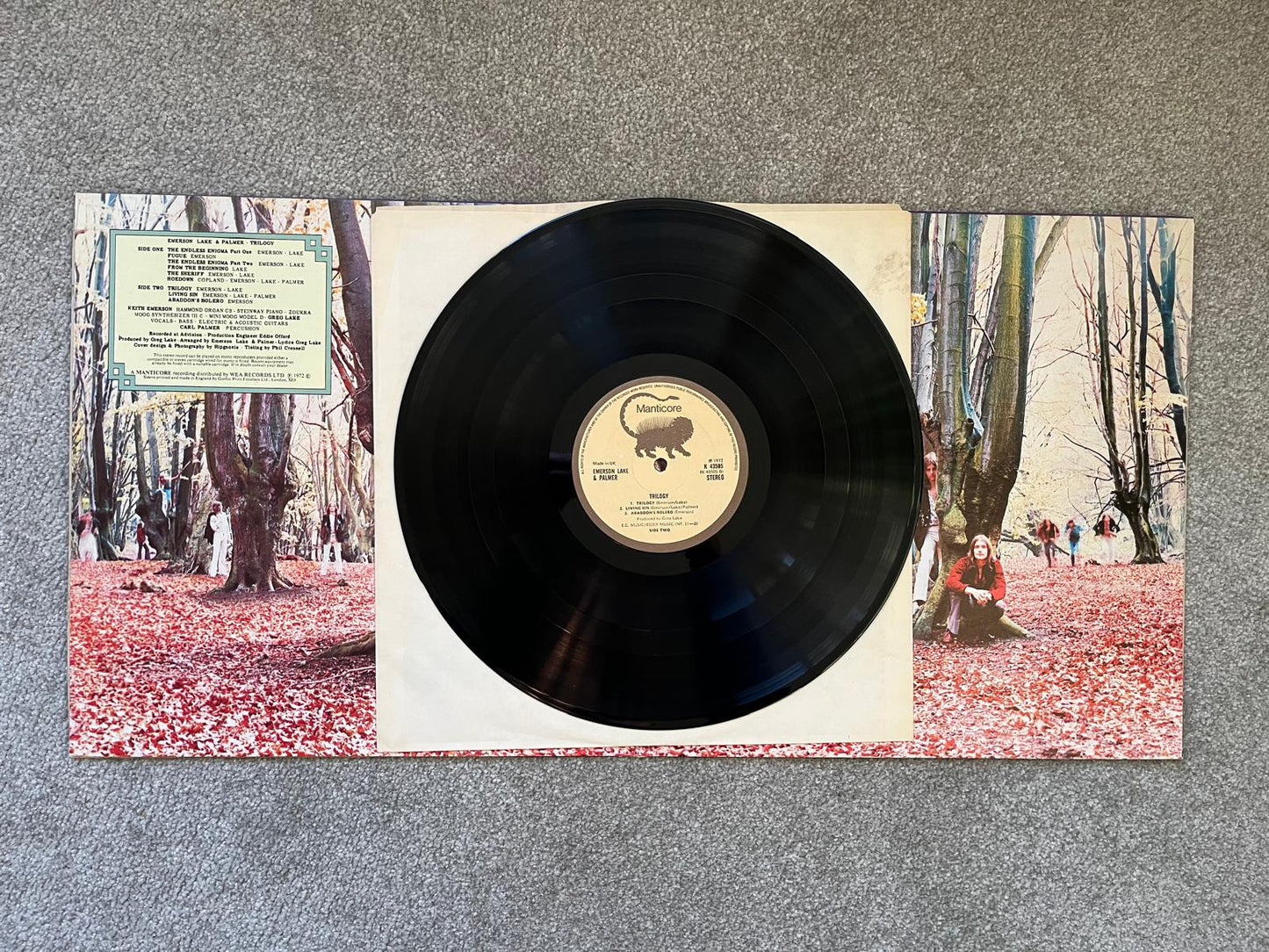 Emerson, Lake & Palmer – Trilogy (Used Vinyl LP)