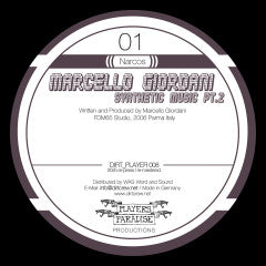 Marcello Giordani - Synthetic Music Pt. 2 (2025 Re-Press) 12" (Vinyl LP) PRE-ORDER