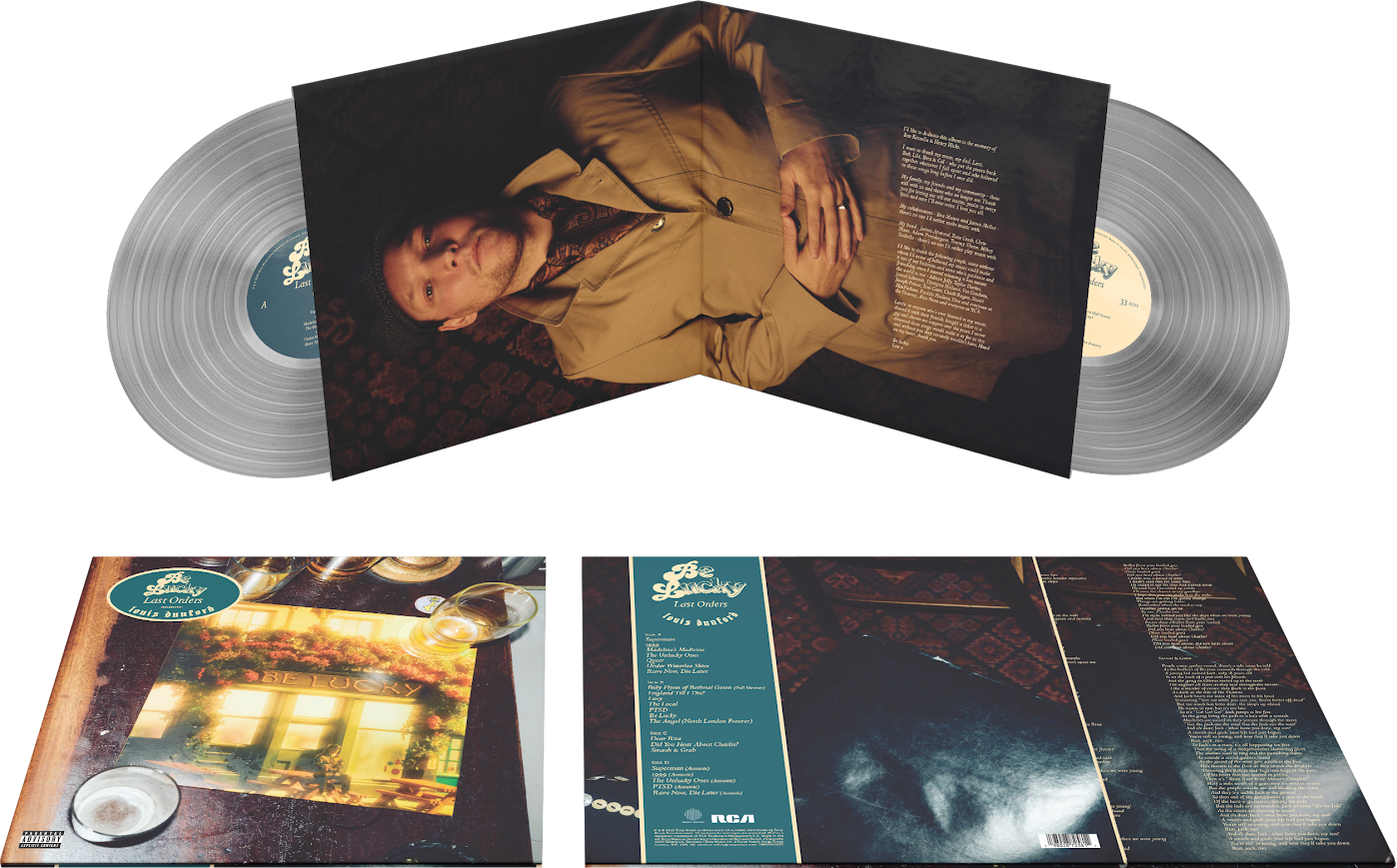 Louis Dunford - Be Lucky: Last Orders (Deluxe) (Silver Vinyl 2LP) PRE-ORDER