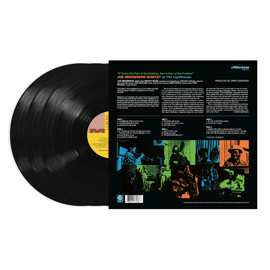 Joe Henderson Quintet - At The Lighthouse: If You're Not Part Of The Solution, You're Part Of The Problem (Vinyl 3LP) PRE-ORDER