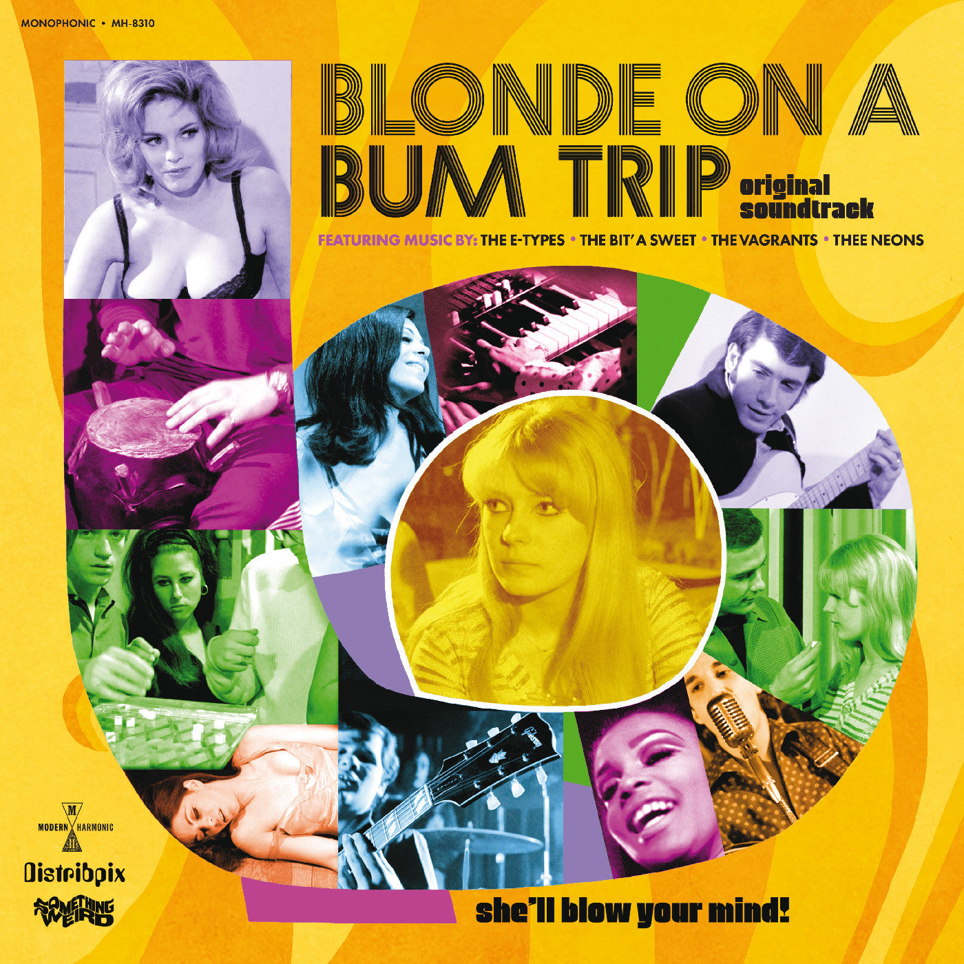 Various Artists - Blonde On A Bum Trip Original Soundtrack (Clear With Orange Swirl Vinyl) LP, CLEAR WITH ORANGE SWIRL VINYL (Vinyl LP) PRE-ORDER