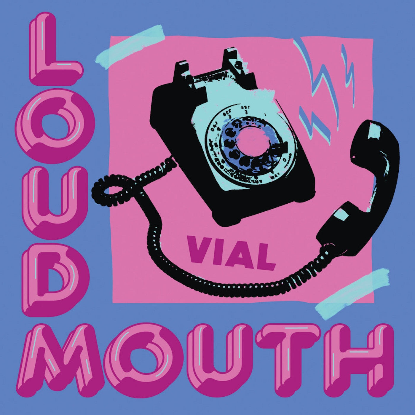 Vial - Loudmouth (Ice Blue With Aqua Blue Spokes Vinyl) (Vinyl LP) PRE-ORDER
