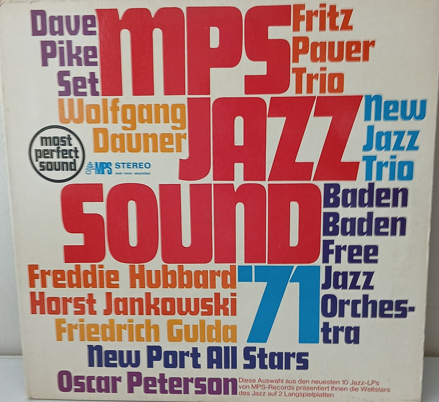 Various – MPS Jazz Sound '71 (Used 2LP)