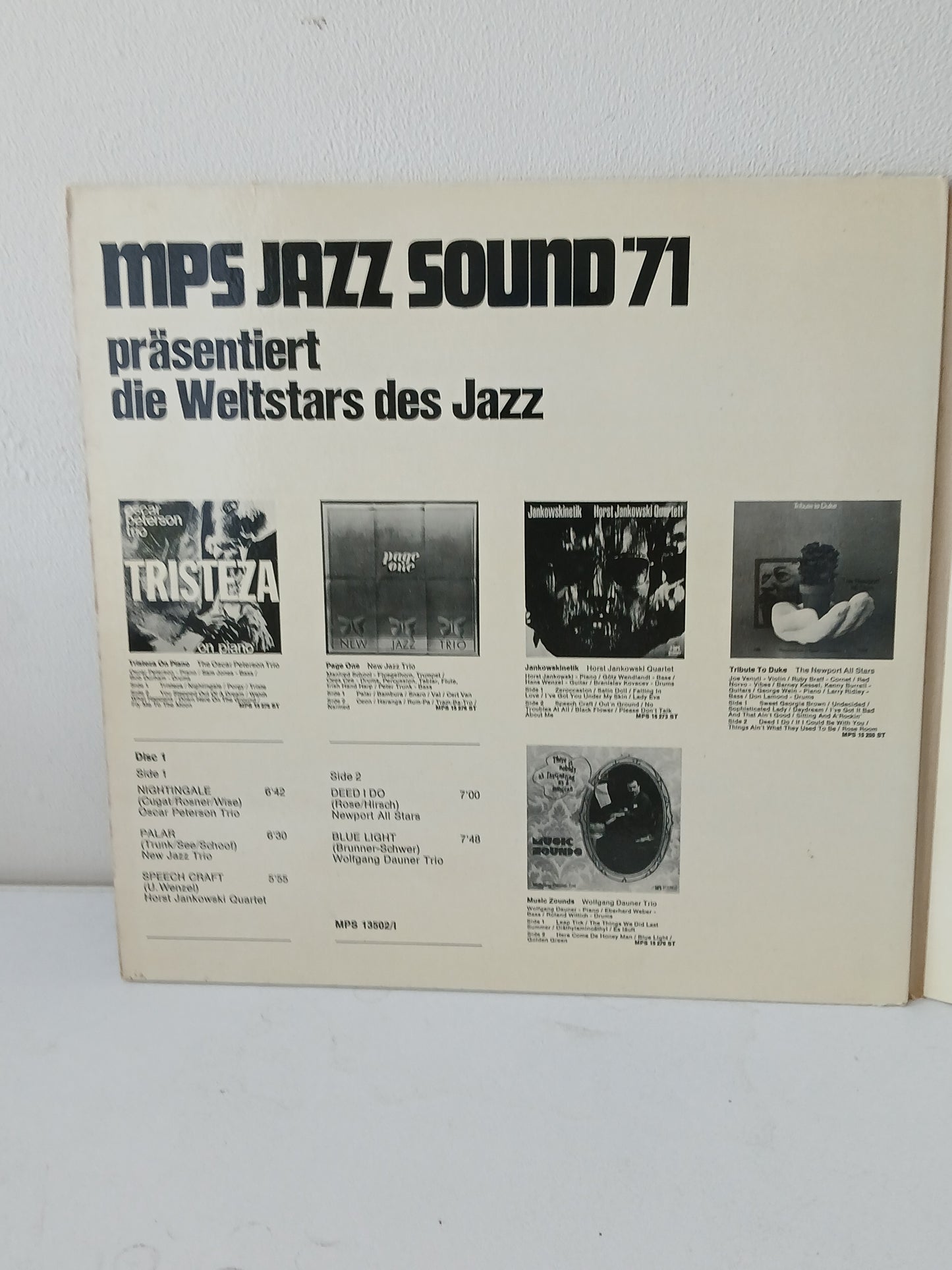 Various – MPS Jazz Sound '71 (Used 2LP)