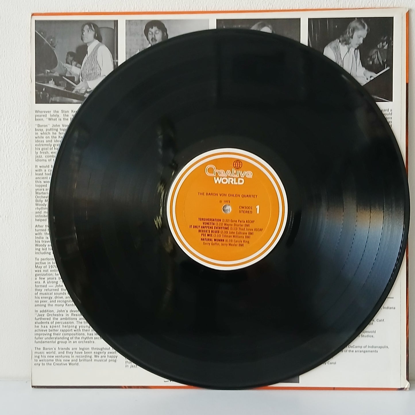 The Baron Von Ohlen Quartet Featuring Mary Ann Moss – The Baron (Used LP)