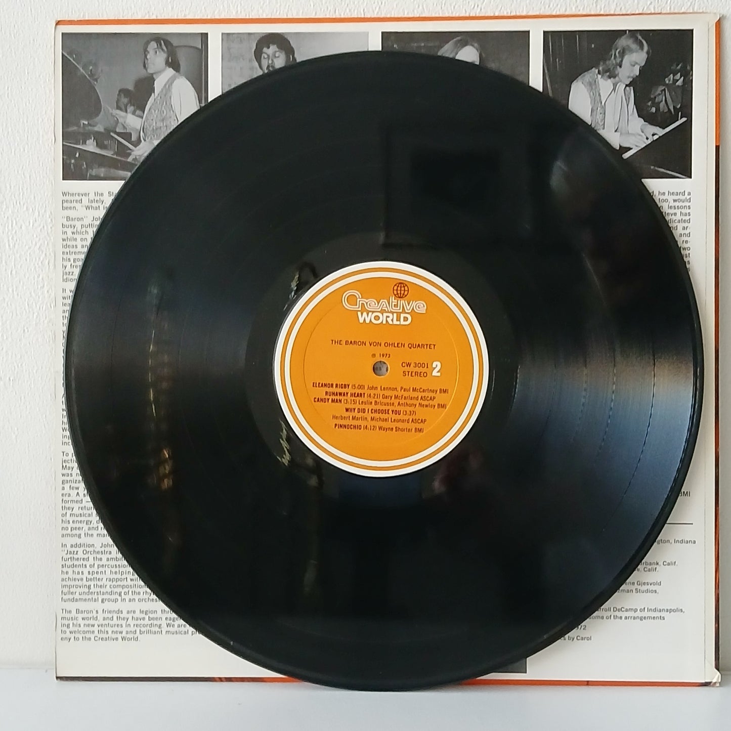 The Baron Von Ohlen Quartet Featuring Mary Ann Moss – The Baron (Used LP)