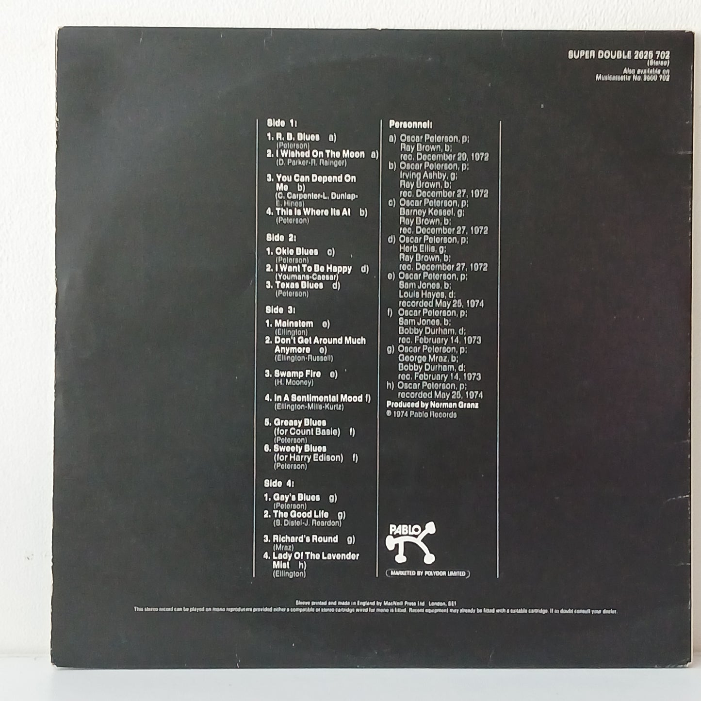Oscar Peterson – The History Of An Artist (Used 2LP)