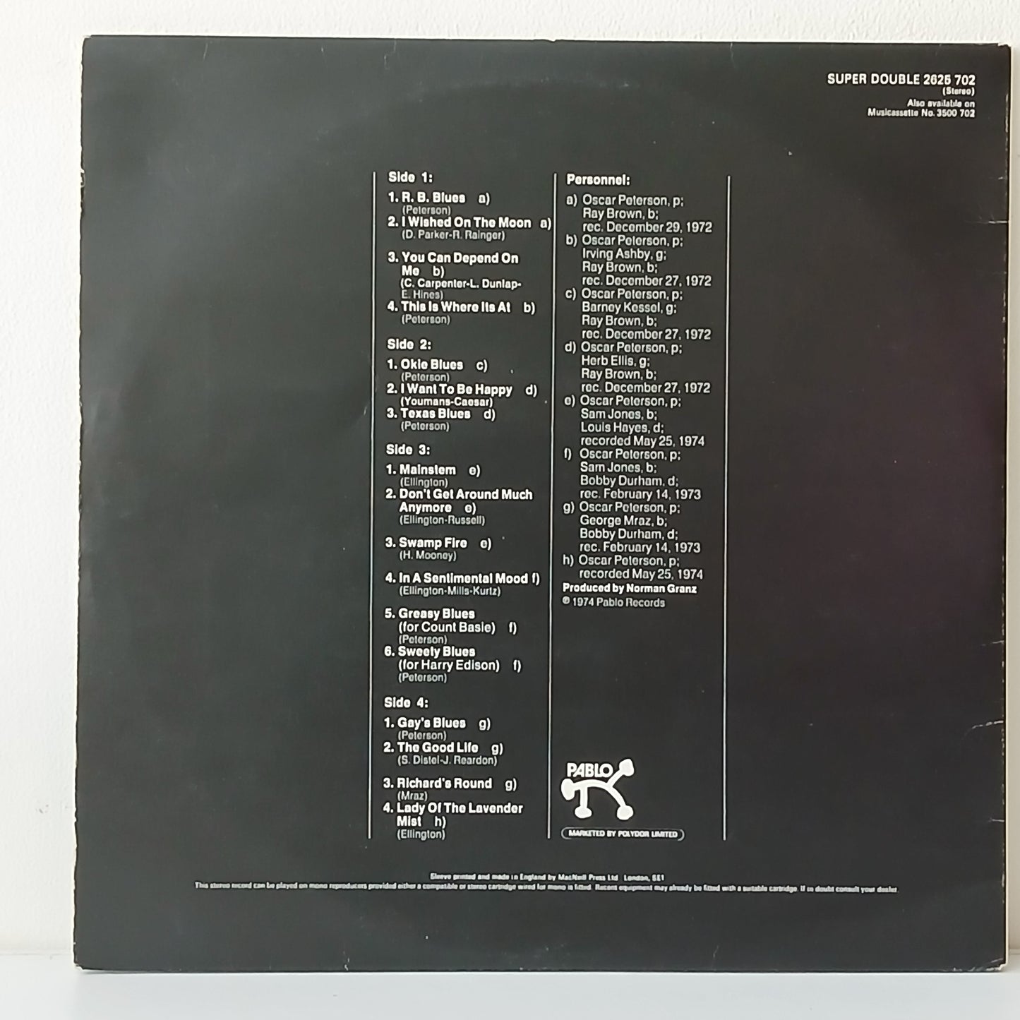 Oscar Peterson – The History Of An Artist (Used 2LP)