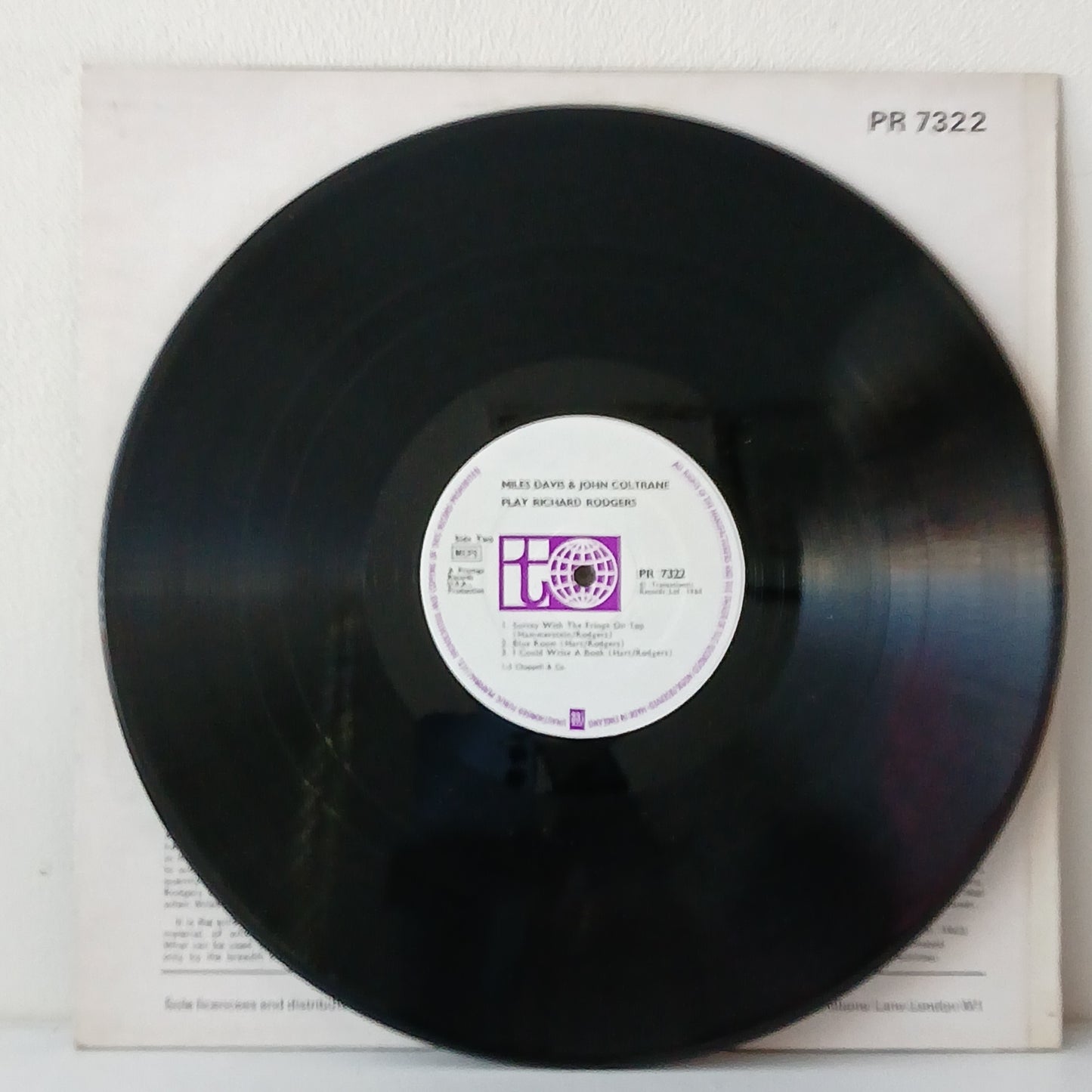 Miles Davis & John Coltrane – Play Richard Rodgers (Used LP)