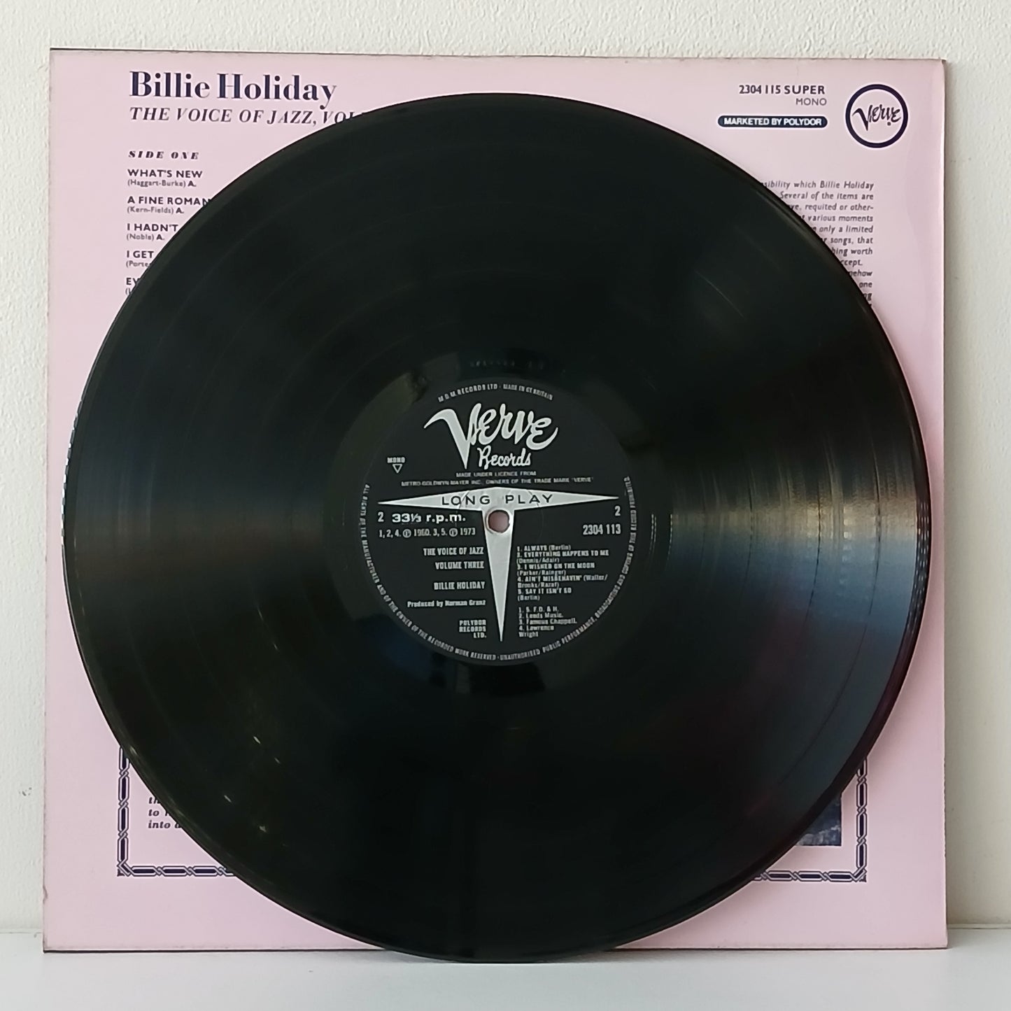 Billie Holiday – The Voice Of Jazz, Volume Five (Used LP)