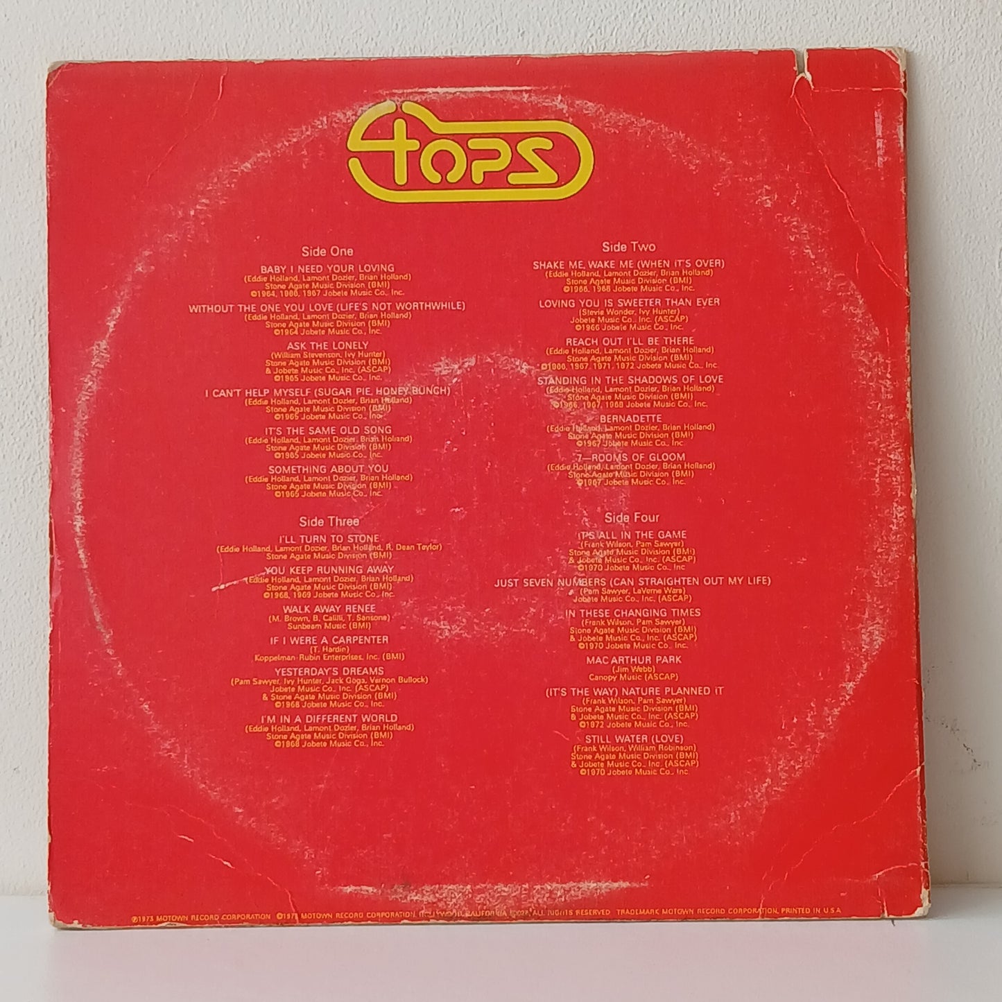 The Four Tops – The Best Of The Four Tops (Used LP)