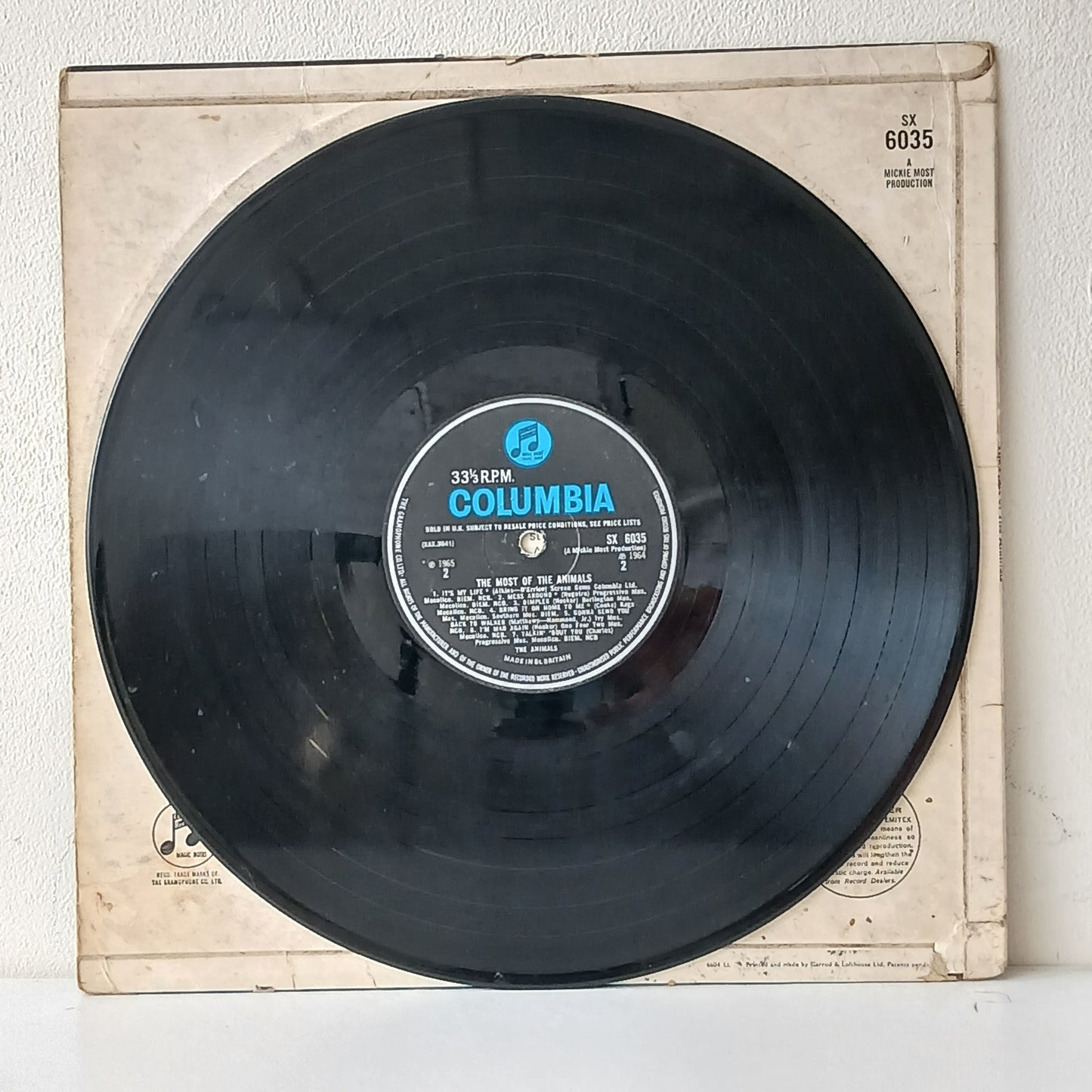 The Animals – The Most Of The Animals (Used LP)