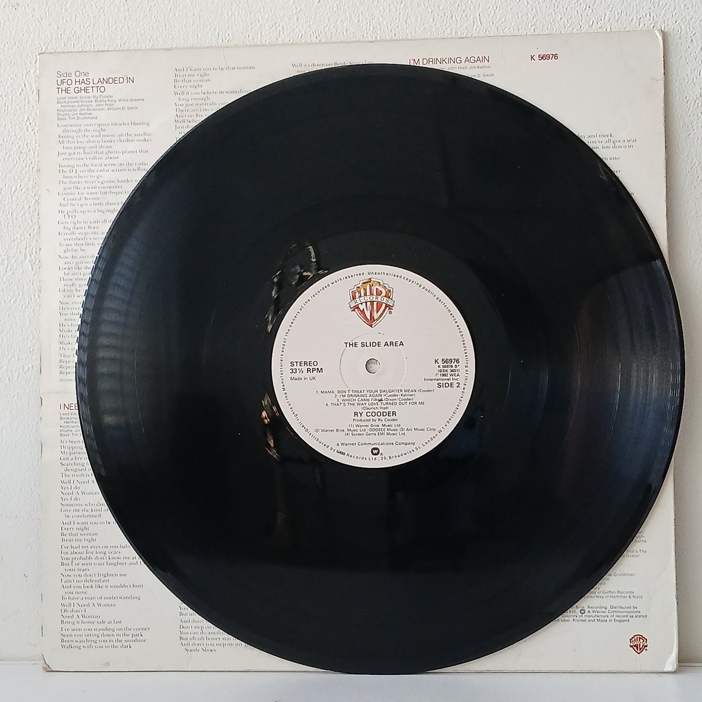 Ry Cooder – The Slide Area (Used LP)