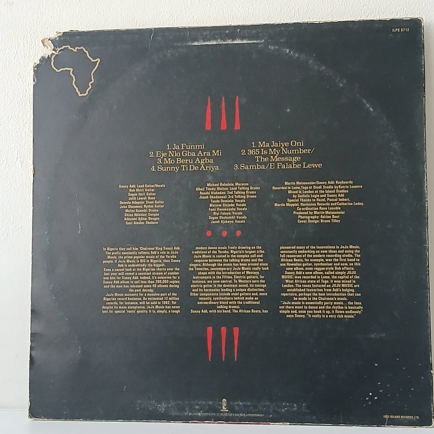 King Sunny Adé And His African Beats – Juju Music (Used LP)