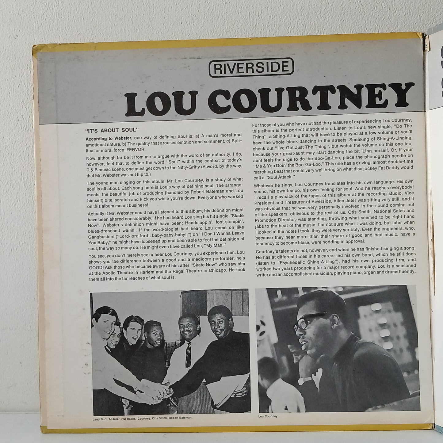 Lou Courtney – Skate Now / Shing-A-Ling (Used LP)