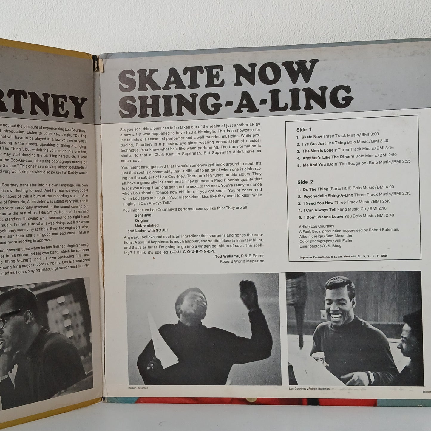 Lou Courtney – Skate Now / Shing-A-Ling (Used LP)