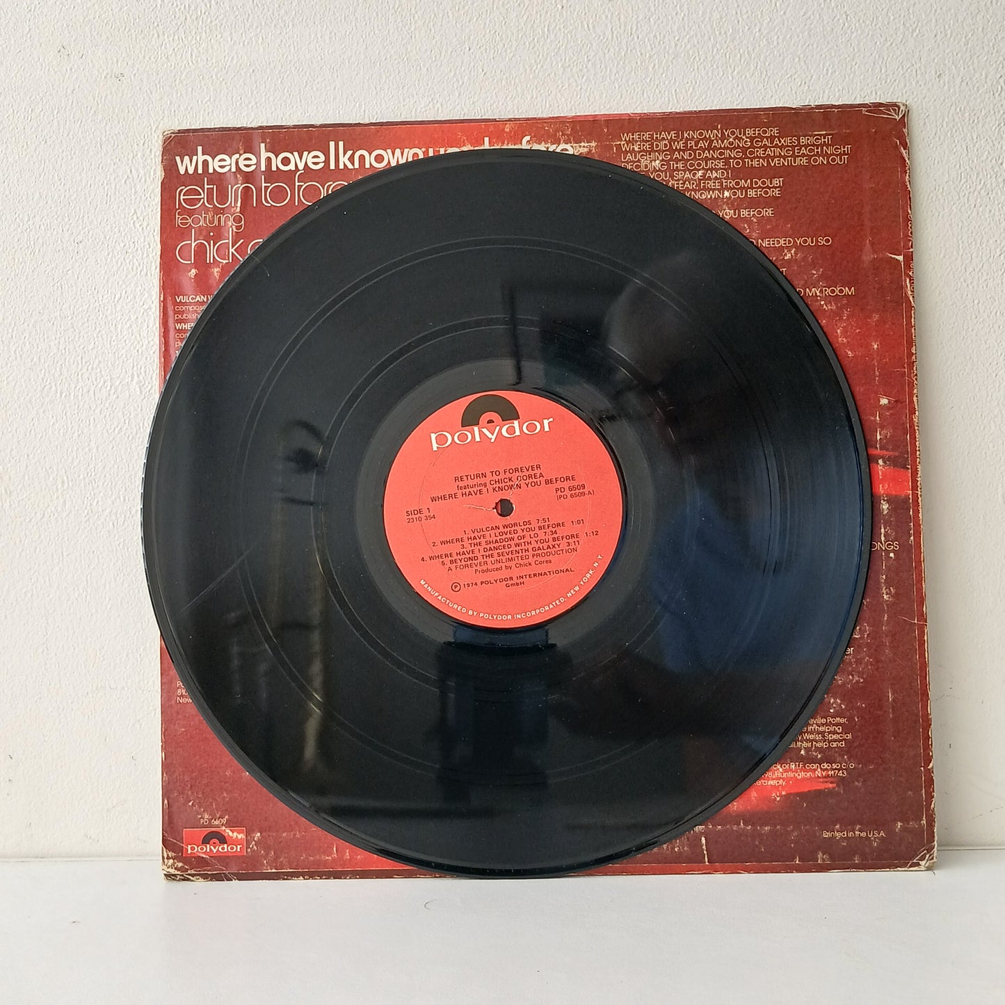 Return To Forever Featuring Chick Corea – Where Have I Known You Before (Used LP)
