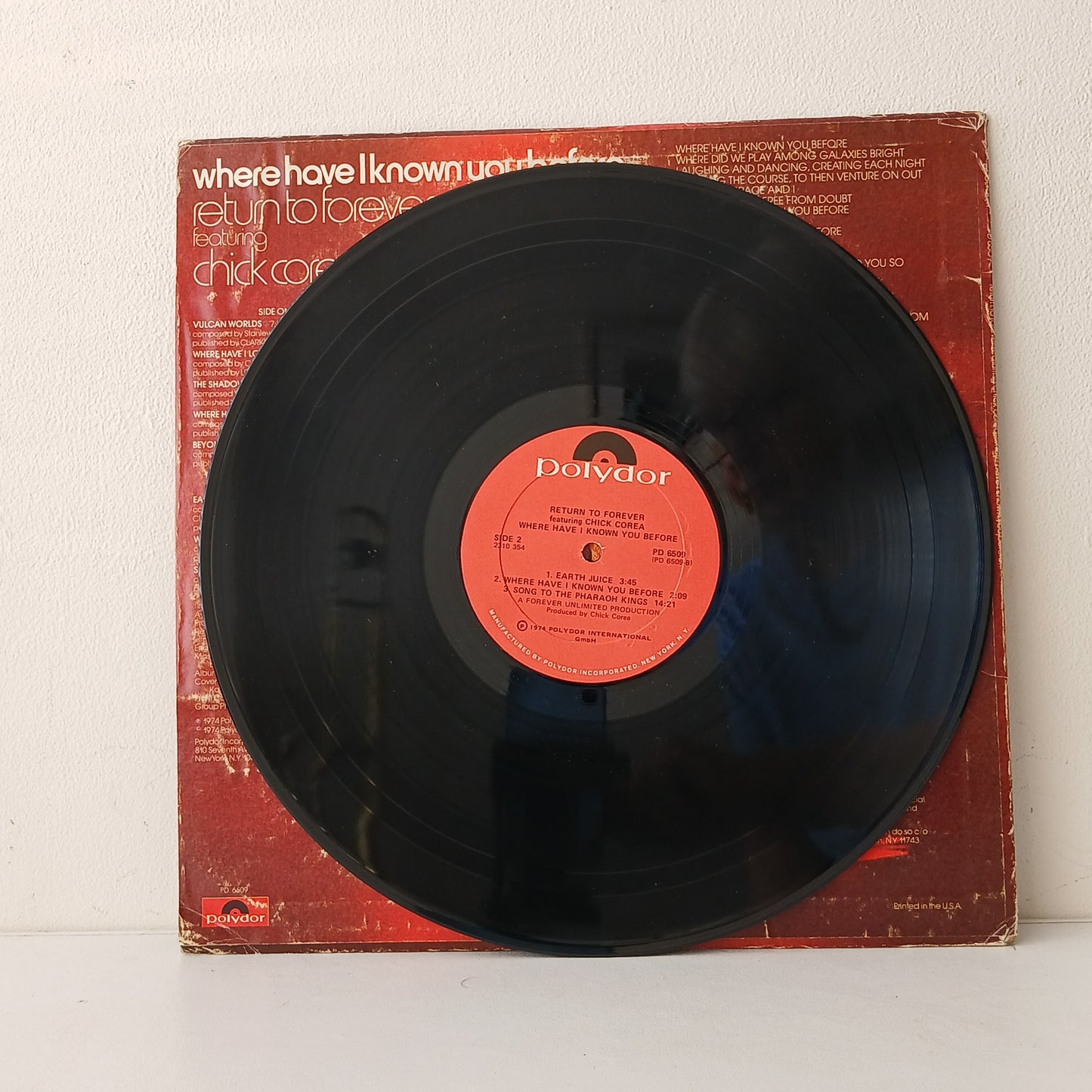 Return To Forever Featuring Chick Corea – Where Have I Known You Before (Used LP)