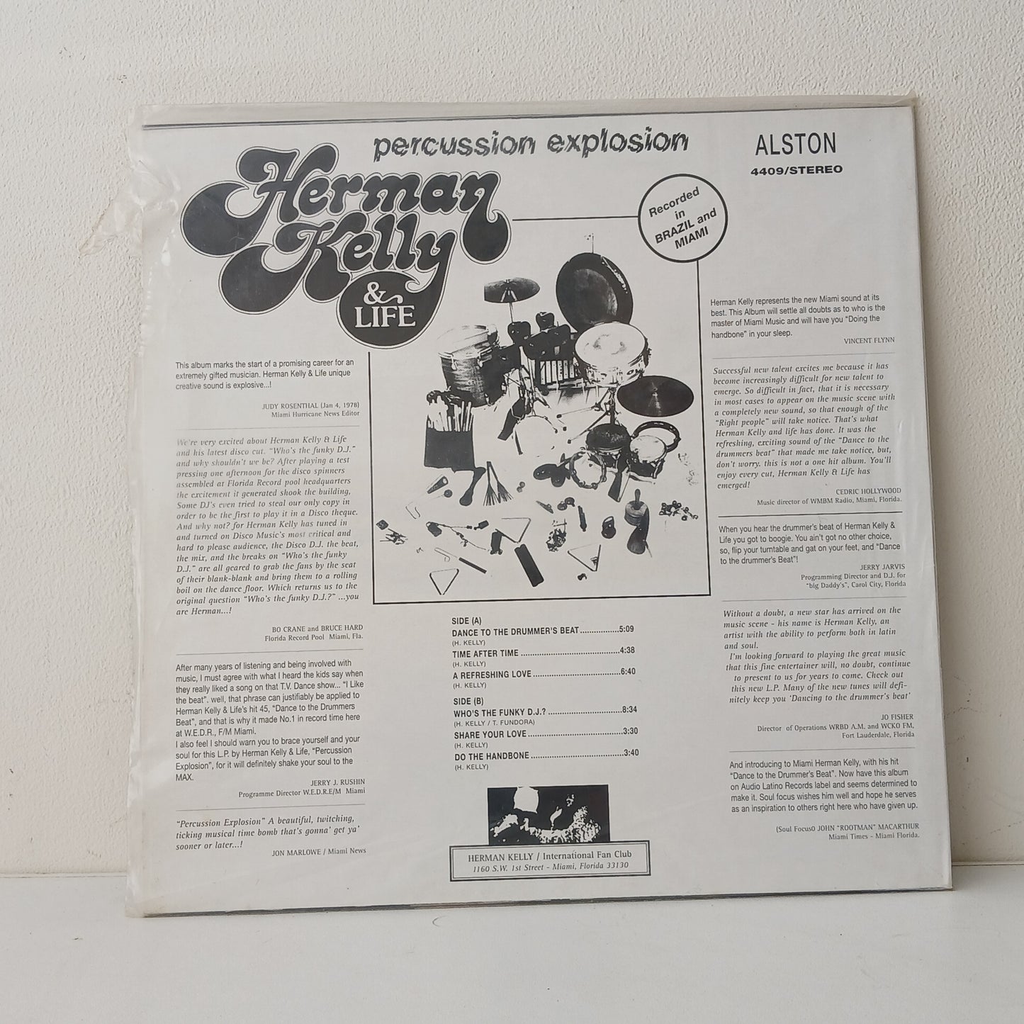 Herman Kelly & Life – Percussion Explosion! (Used LP)