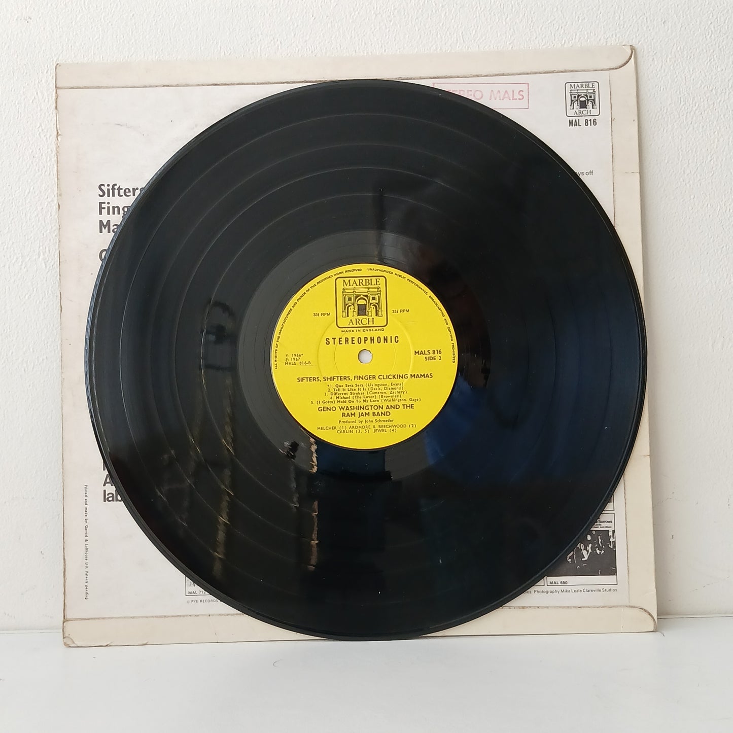 Geno Washington And The Ram Jam Band – Sifters, Shifters, Finger Clicking Mamas (Used LP)