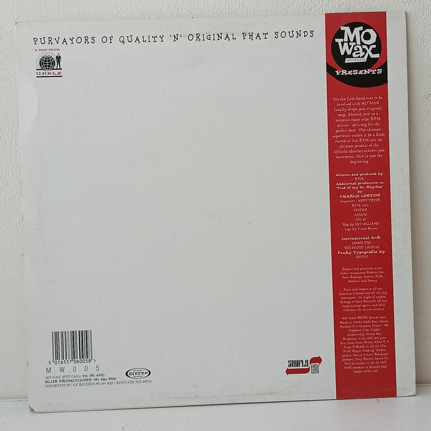 RPM – Food Of My De-Rhythm (Used 12")
