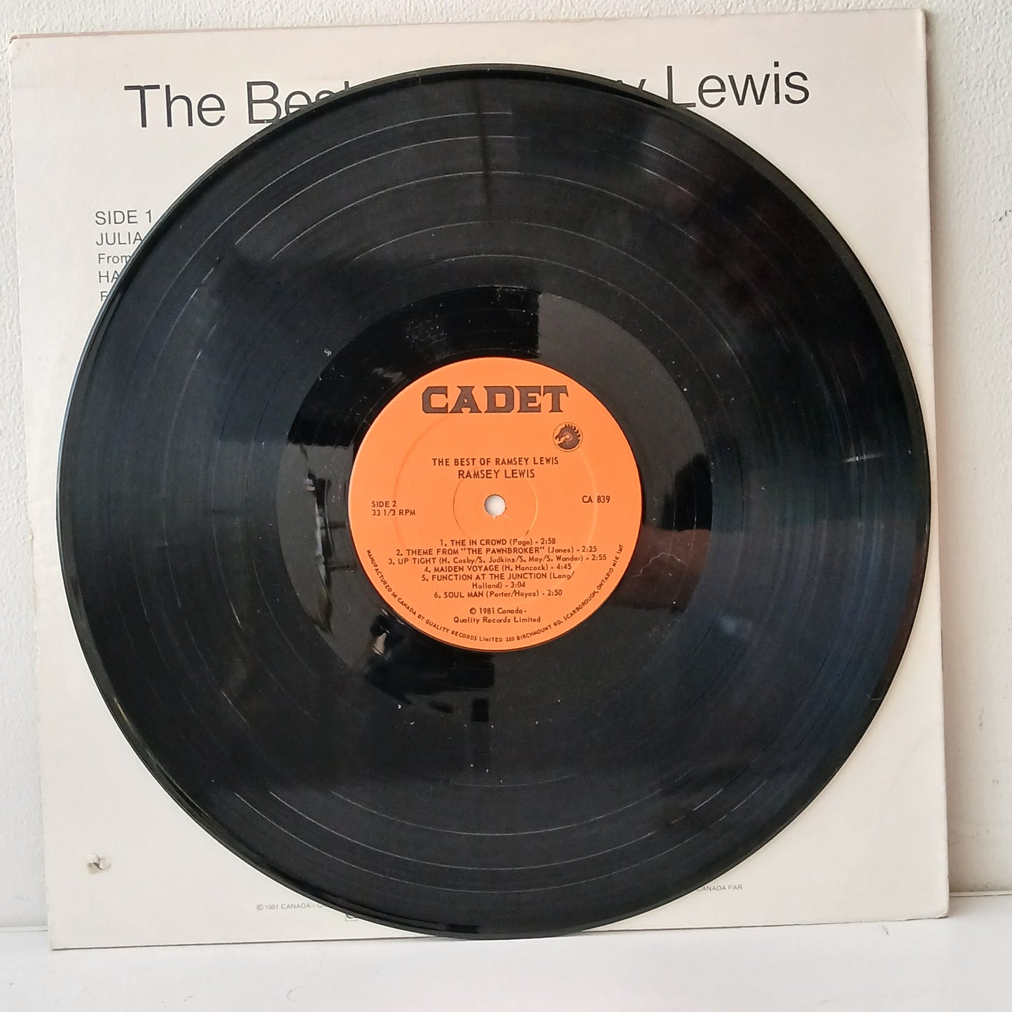 Ramsey Lewis – The Best Of Ramsey Lewis (Used LP)