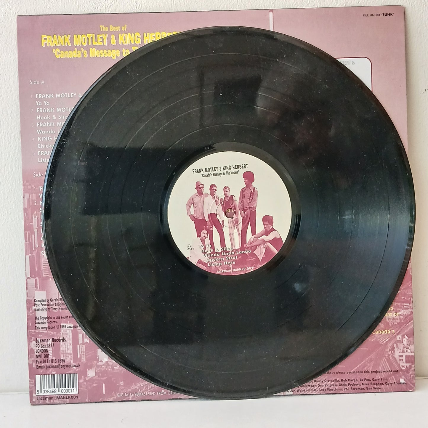 Various – The Best Of Frank Motley & King Herbert - Canada's Message To The Meters (Used LP)