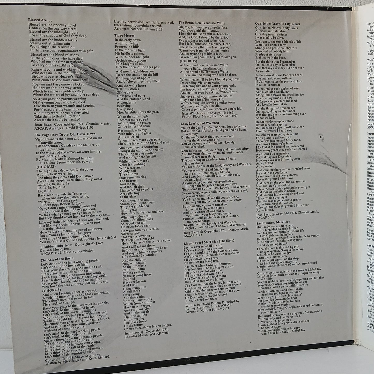 Joan Baez – Blessed Are... (Used LP)