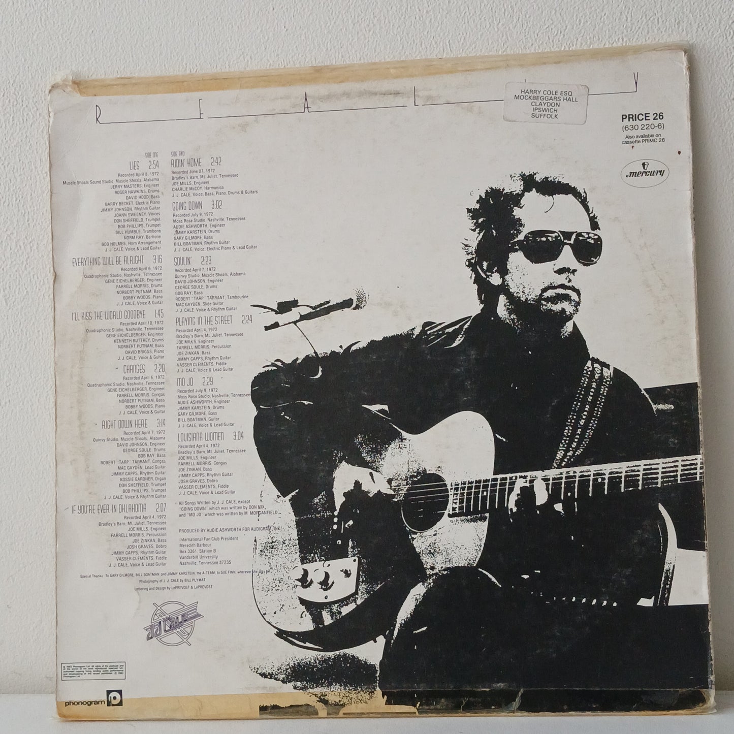 J.J. Cale – Really (Used LP)