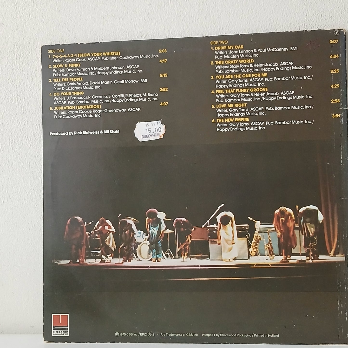 Gary Toms Empire – 7-6-5-4-3-2-1 (Blow Your Whistle) (Used LP)