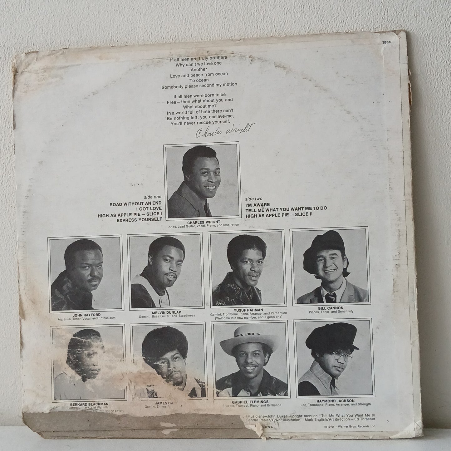 Charles Wright & The Watts 103rd Street Rhythm Band – Express Yourself (Used LP)