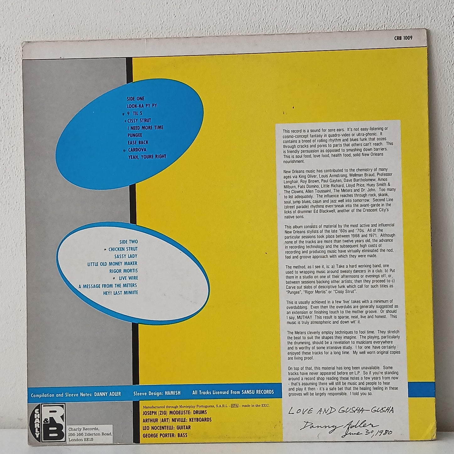 The Meters – Second Line Strut (Used LP)