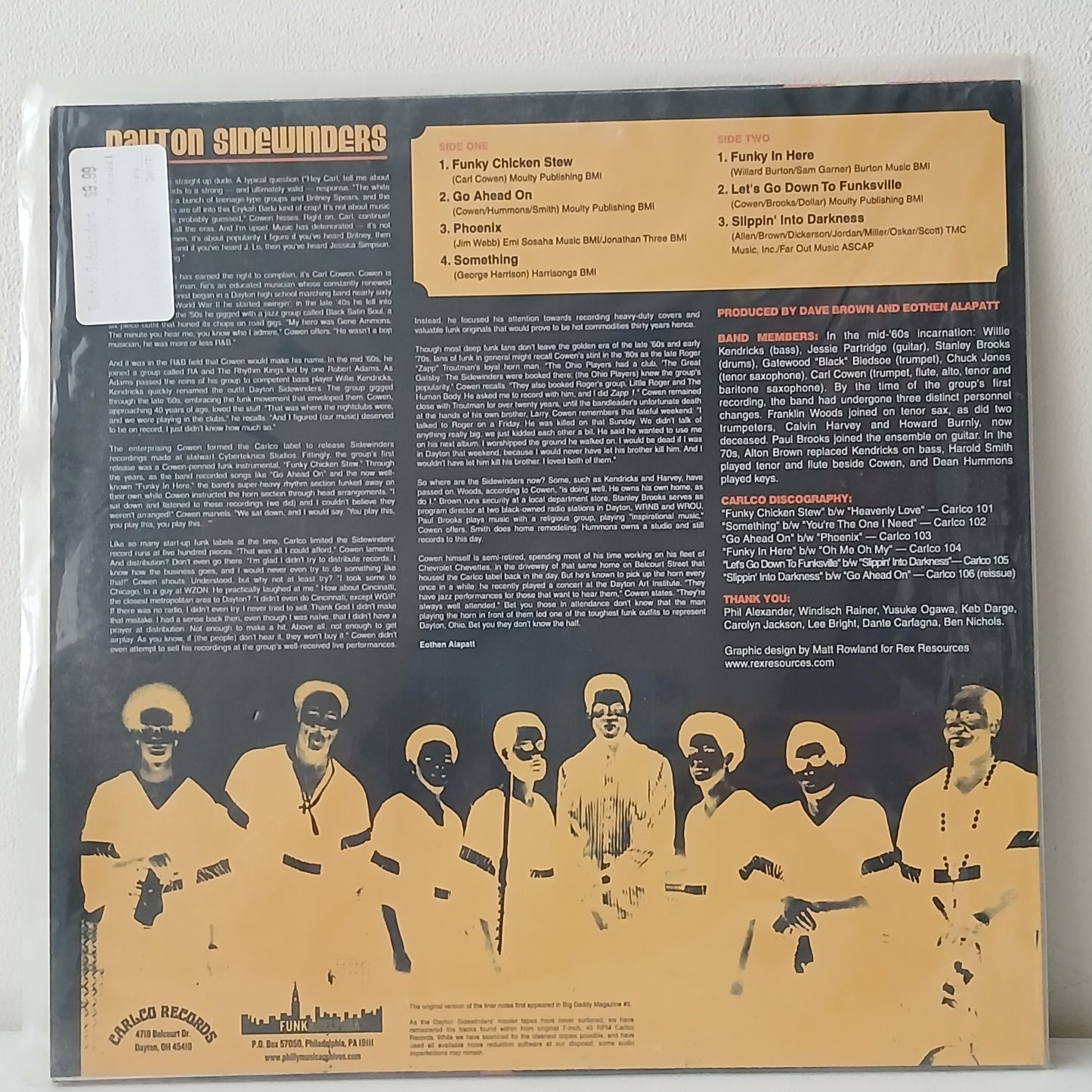 Dayton Sidewinders – Let's Go Down To Funksville (Used LP)