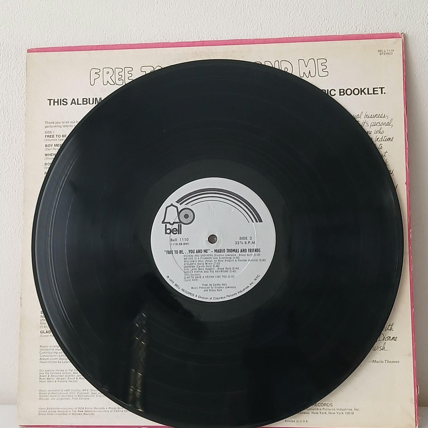 Marlo Thomas And Friends – Free To Be... You And Me (Used LP)