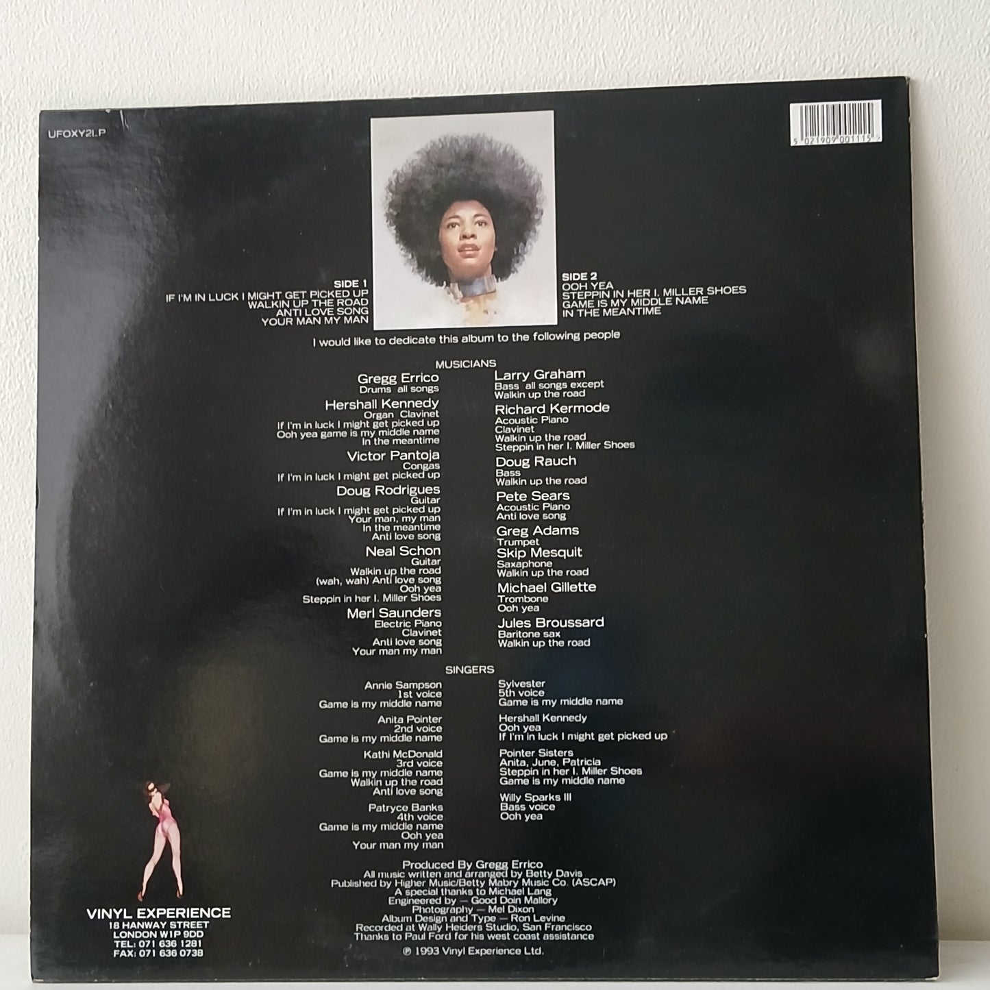 Betty Davis – Betty Davis (Used LP)