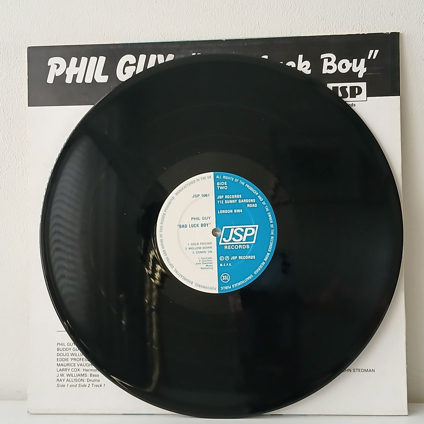 Phil Guy Featuring Buddy Guy – Bad Luck Boy (Used LP)