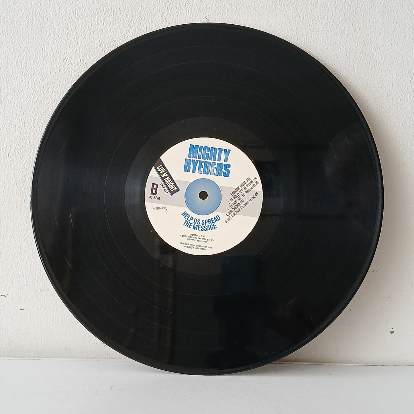 Mighty Ryeders – Help Us Spread The Message (Used LP)