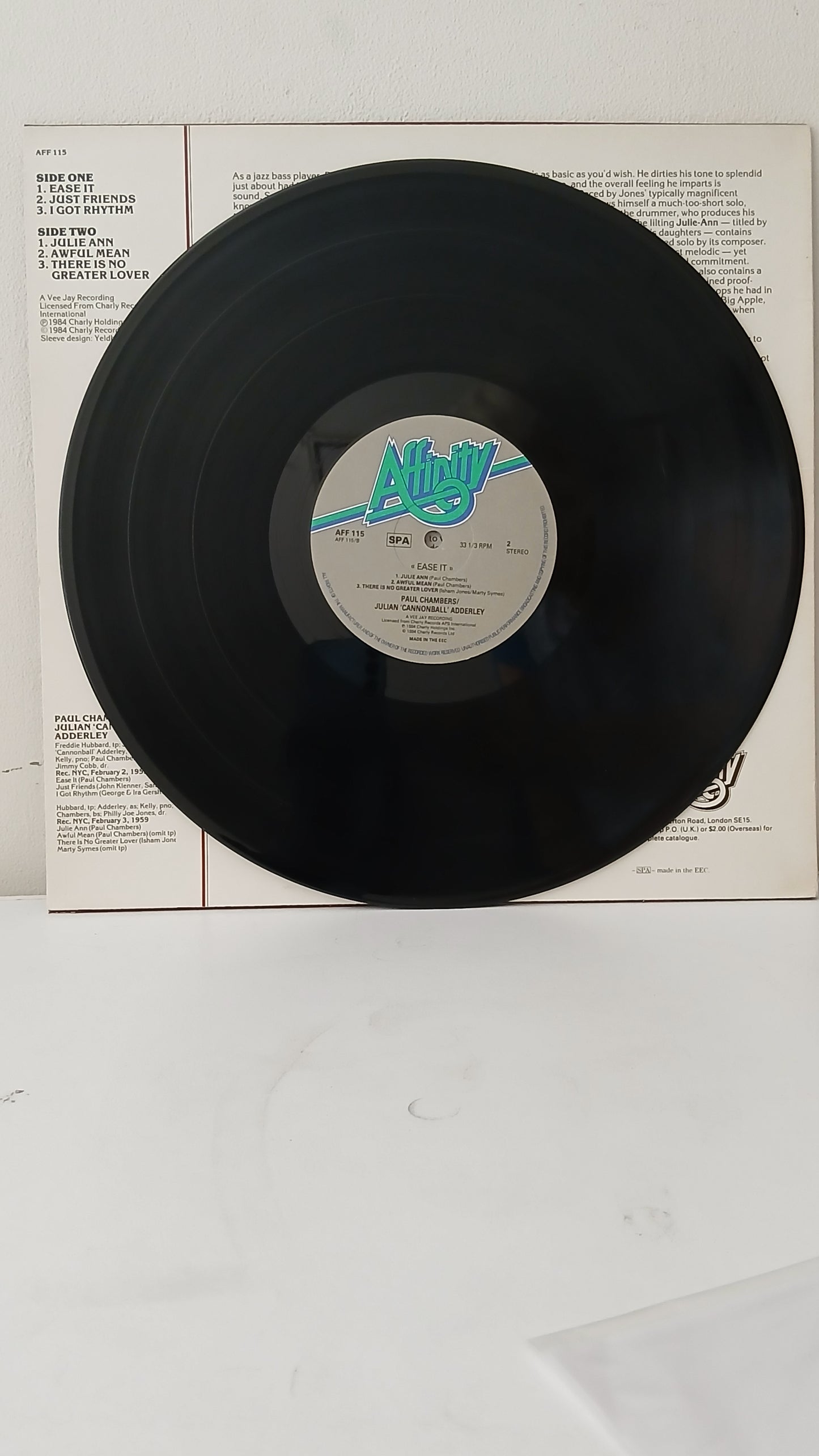 Paul Chambers / Julian 'Cannonball' Adderley – Ease It (Used LP)