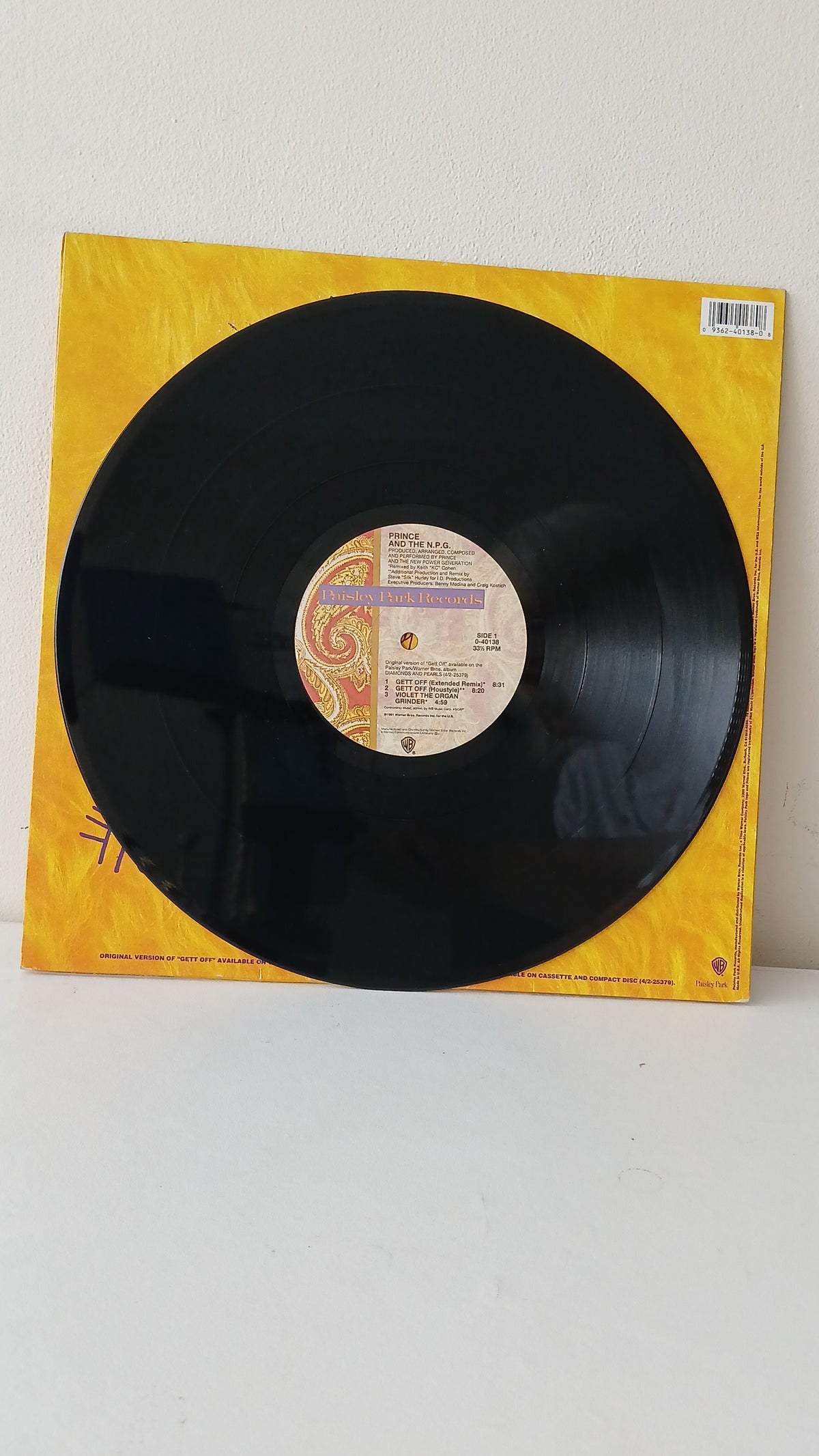 Prince And The New Power Generation – Gett Off (Used 12")