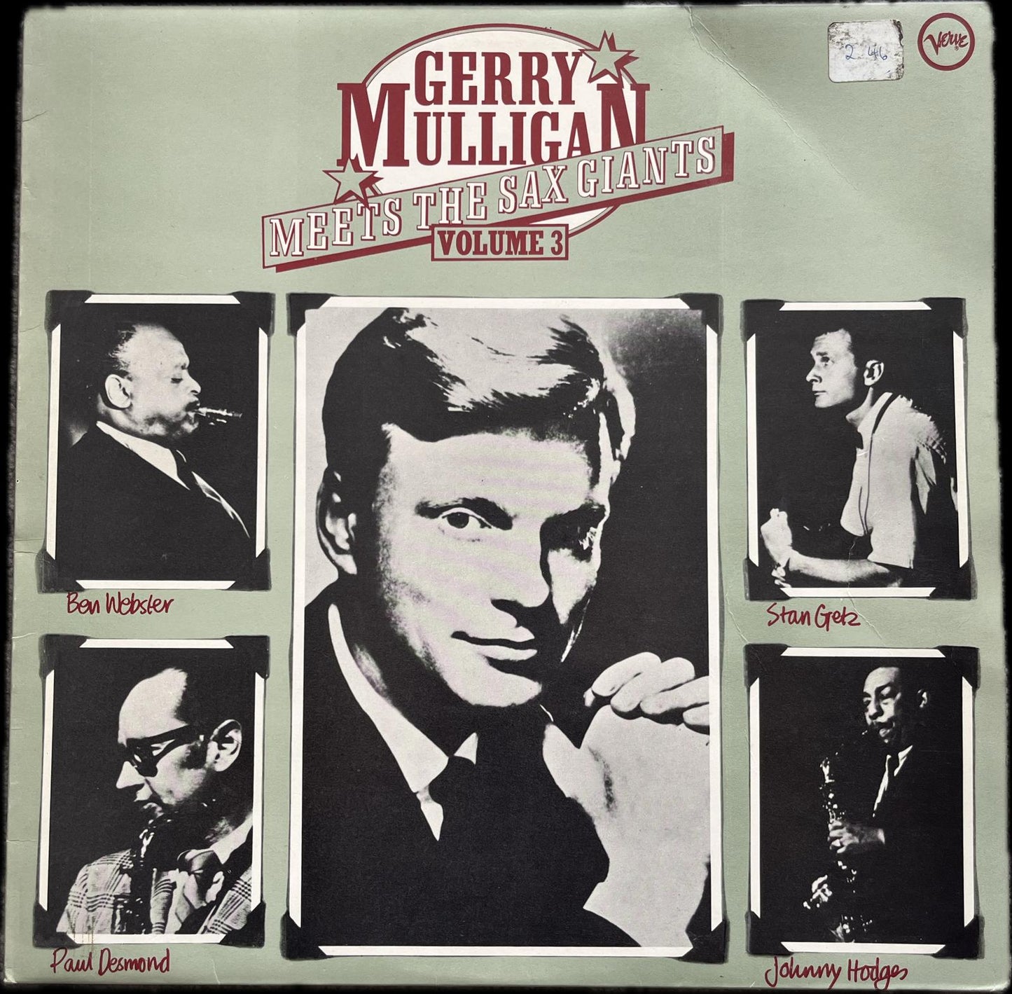 Gerry Mulligan – Meets The Sax Giants Volume 3 (Used LP)