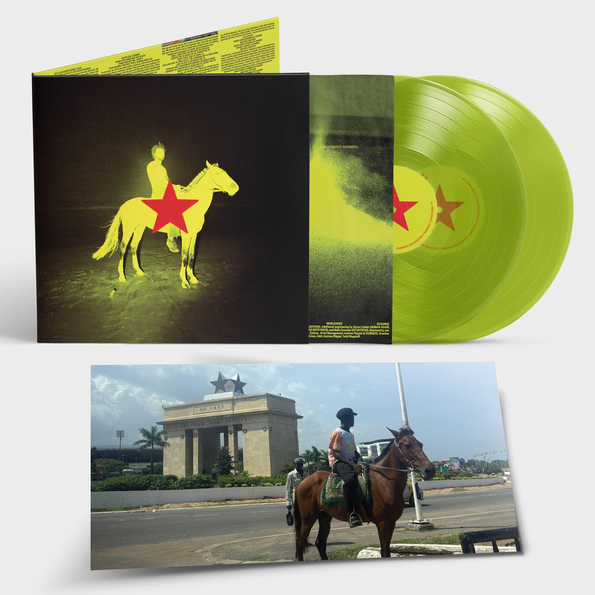 Genesis Owusu - Redstar Wu & The Worldwide Scourge CLEAR YELLOW 2LP (Vinyl LP) PRE-ORDER