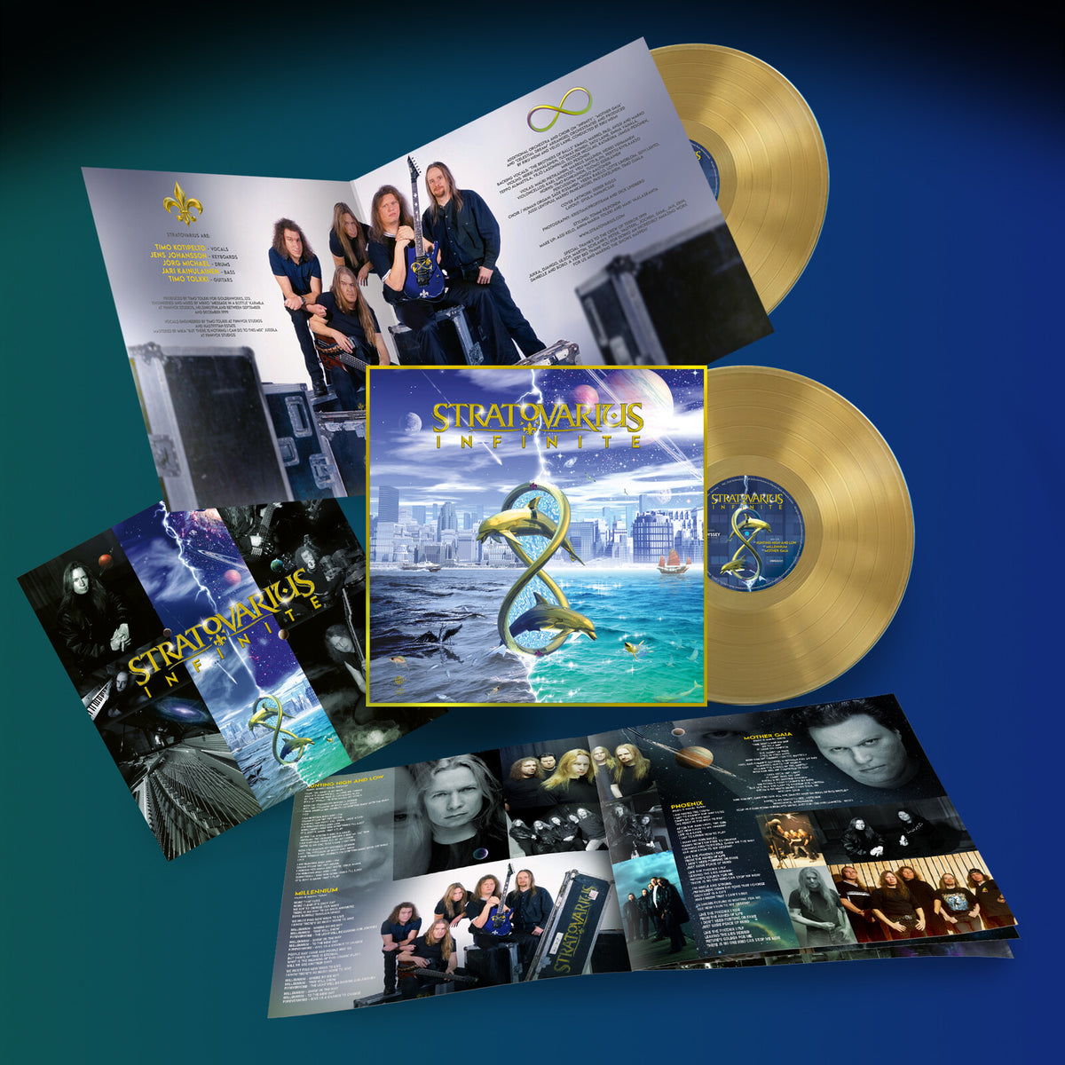 Stratovarius - Infinite (Deluxe Reissue) GOLD W/ BONUS TRACKS (Vinyl LP) PRE-ORDER