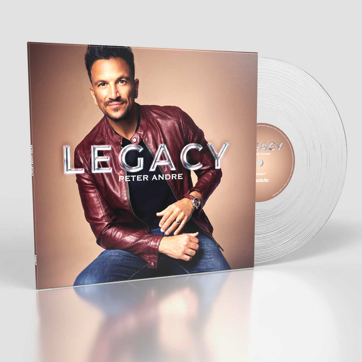 Peter Andre - Legacy CRYSTAL CLEAR (Vinyl LP) PRE-ORDER